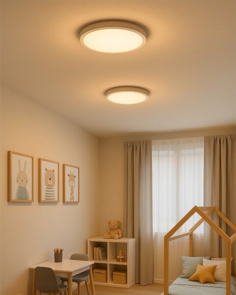 LED Stropní svítidlo LED/24W/230V 3000/4000/6500K pr. 30 cm bílá