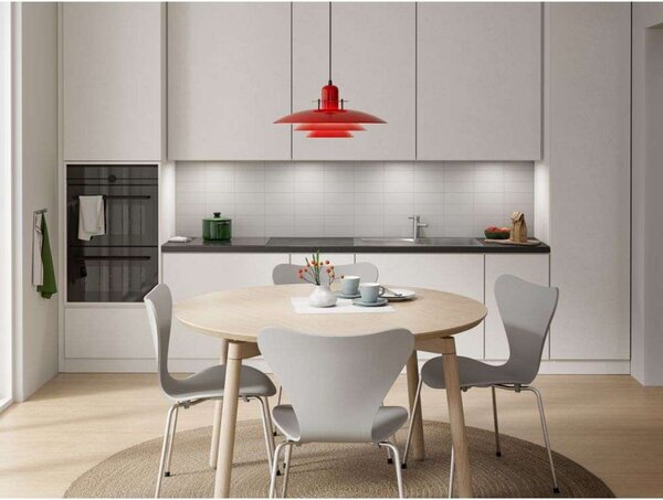 Primus I Závěsné Svítidlo Ø43 Glossy Red/Matt Black