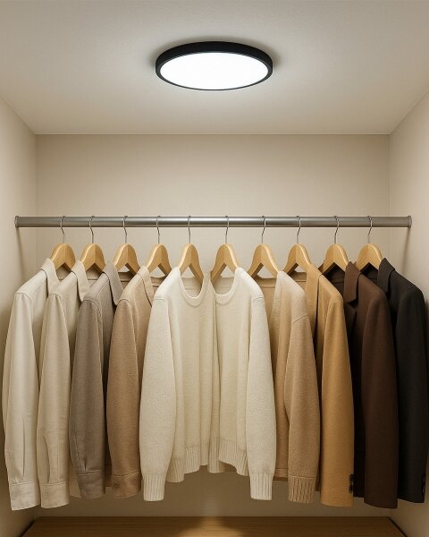 LED Stropní svítidlo LED/18W/230V 3000/4000/6500K pr. 23 cm černá