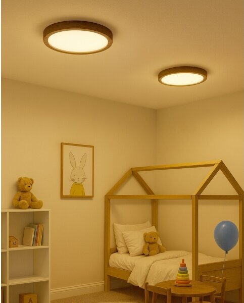 LED Stropní svítidlo LED/24W/230V 3000/4000/6500K pr. 30 cm hnědá