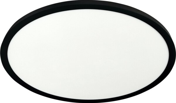 LED Stropní svítidlo LED/32W/230V 3000/4000/6500K pr. 40 cm černá