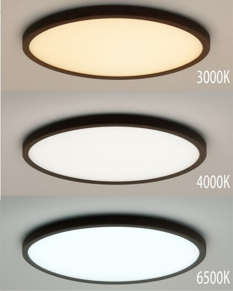 LED Stropní svítidlo LED/32W/230V 3000/4000/6500K pr. 40 cm hnědá