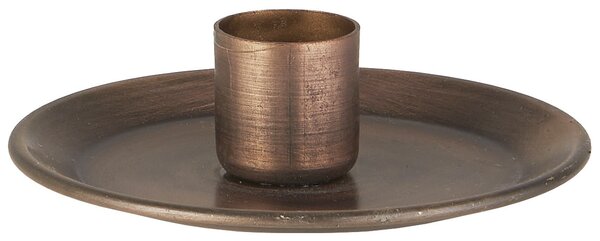 Kovový svícen na svíčku 2,2 cm Bronze
