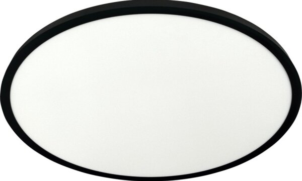 LED Stropní svítidlo LED/40W/230V 3000/4000/6500K pr. 50 cm černá