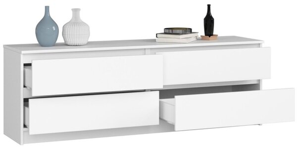 Komoda K160 4SZ - bílá