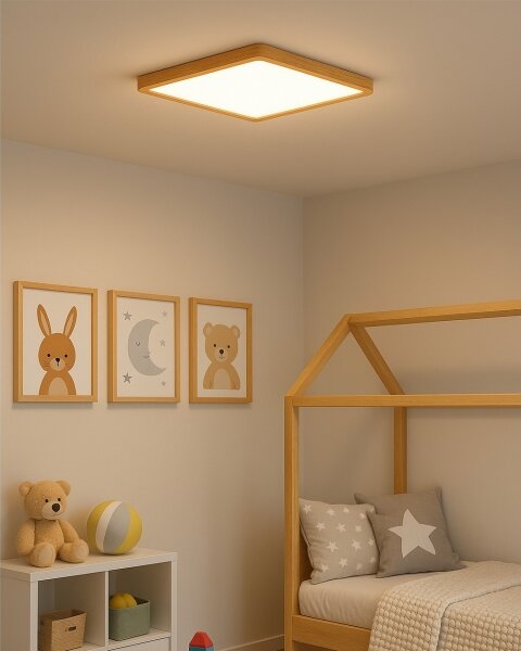 LED Stropní svítidlo LED/32W/230V 3000/4000/6500K 40x40 cm béžová