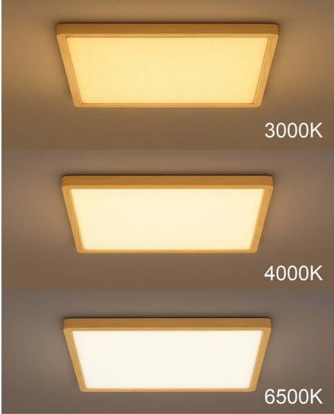 LED Stropní svítidlo LED/40W/230V 3000/4000/6500K 50x50 cm béžová