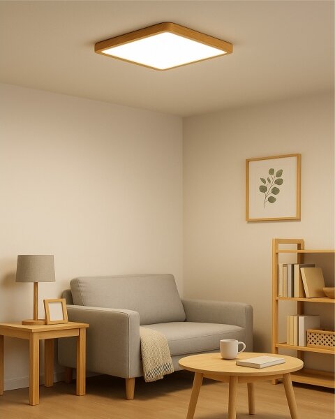 LED Stropní svítidlo LED/24W/230V 3000/4000/6500K 30x30 cm béžová