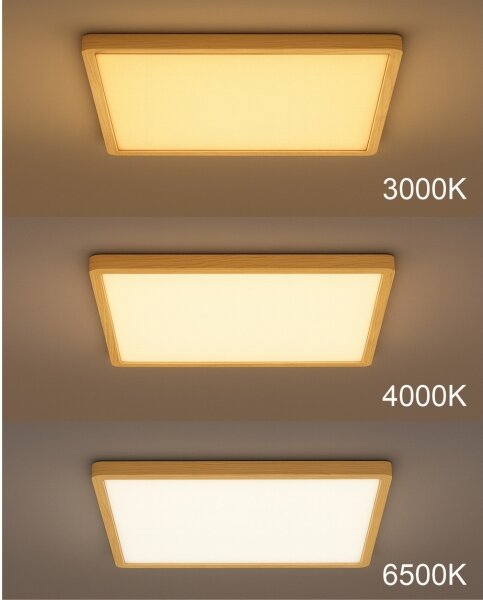 LED Stropní svítidlo LED/24W/230V 3000/4000/6500K 30x30 cm béžová