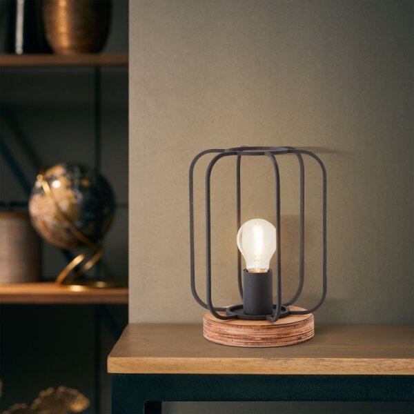 Brilliant - Stolní lampa TOSH 1xE27/40W/230V topol