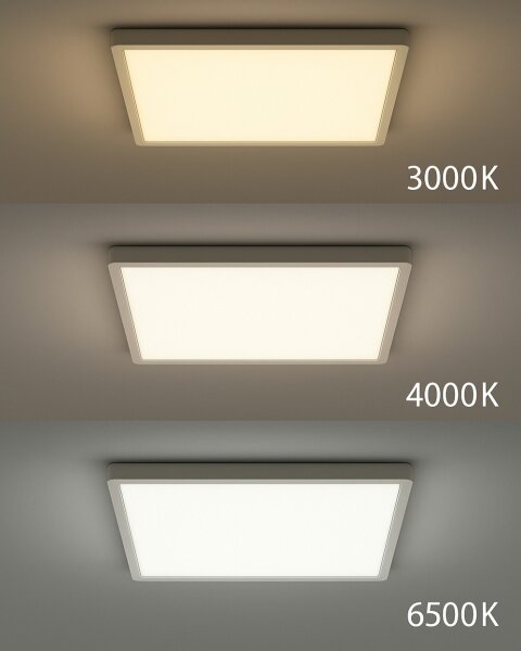 LED Stropní svítidlo LED/40W/230V 3000/4000/6500K 50x50 cm bílá