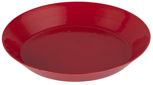 Kovový svícen / tácek Red 9,3 cm