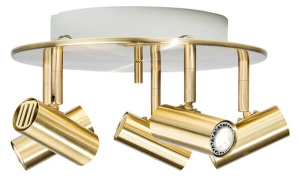 Cato 5-spot Stropní Svítidlo Polished Brass