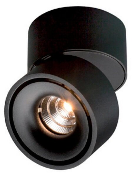 Stropní Lampa ANTIDARK, stmívatelné, Černá, Obývací pokoj, Hliník