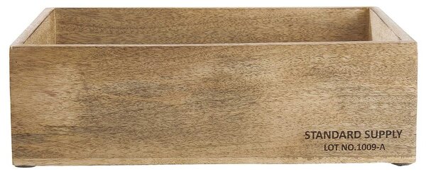 STANDARD SUPPLY Dřevěná bedýnka obdélníková 32 cm