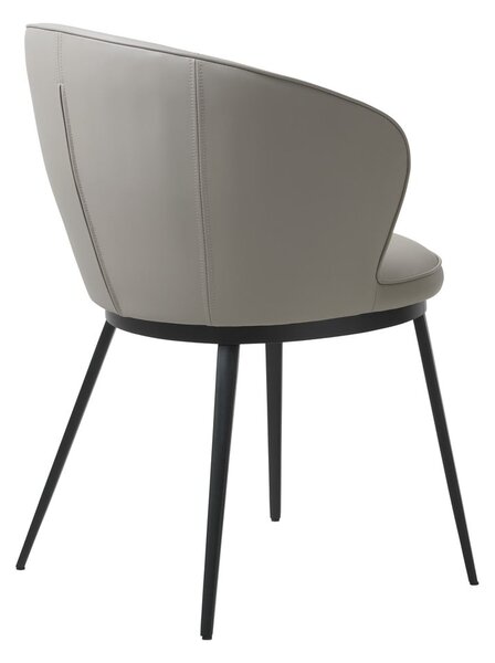 Šedé křeslo Unique Furniture Gain