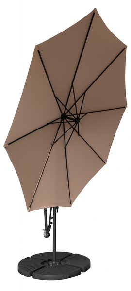 Zahradní slunečník Houseland Zynex 300 cm světle hnědý
