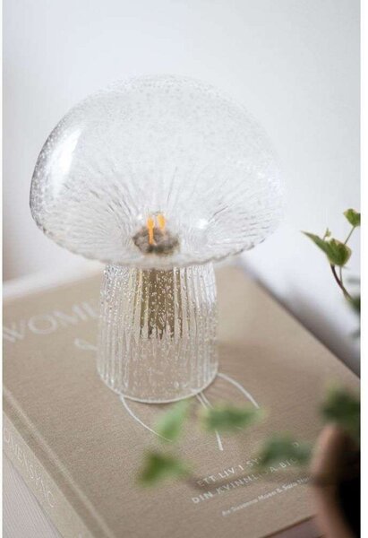 Stolní lampa Globen Lighting, Transparentní, Obývací pokoj, Sklo