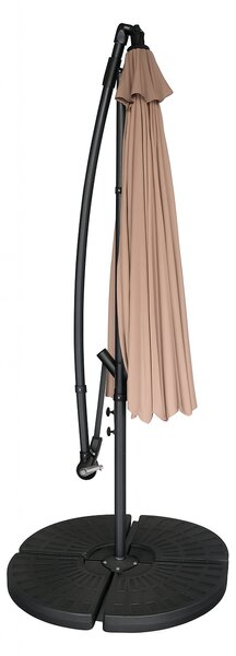 Zahradní slunečník Houseland Zynex 300 cm světle hnědý