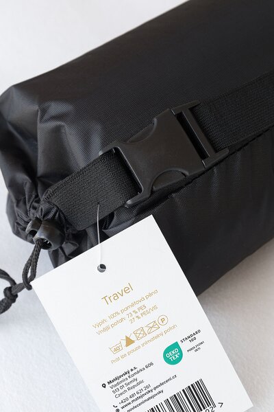 Travel anatomic teal Visco pěna 40/25/10