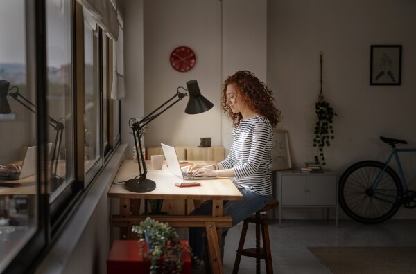 Osram - LED Stmívatelná stolní lampa OFFICE LINE LED/9W/230V 3000K černá