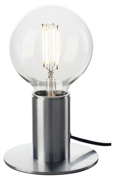BIG WHITE SLV Vnitřní stolní lampa FITU TL kartáčovaný Al, E27, max. 10W 1001678