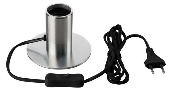 BIG WHITE SLV Vnitřní stolní lampa FITU TL kartáčovaný Al, E27, max. 10W 1001678