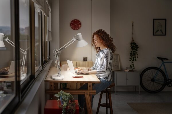 Osram - LED Stmívatelná stolní lampa OFFICE LINE LED/9W/230V 3000K bílá