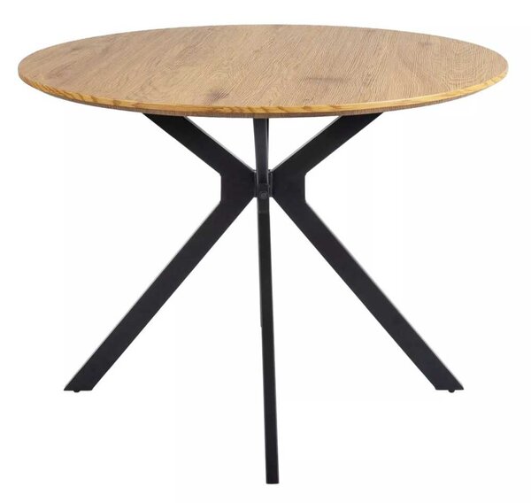 Jídelní stůl Aster 100 cm, dub / černá