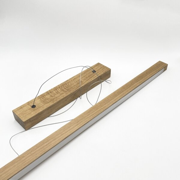 LED Lustr na lanku VERDE LED/18W/230V 3000K 106 cm dub