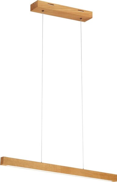 LED Lustr na lanku VERDE LED/18W/230V 3000K 76 cm dub