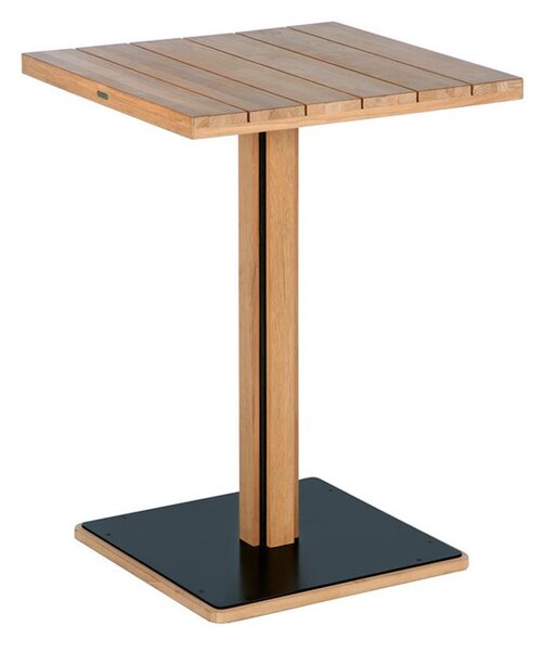 Barlow Tyrie Teakový barový stůl Titan, Barlow Tyrie, čtvercový 75x75x105, rustikální teak