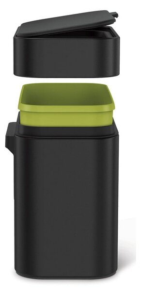 Matně černá nádoba na kompostovatelný odpad 4 l – simplehuman