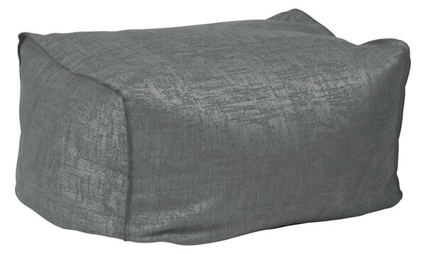 Stern Podnožka pytlová Matti, Stern, 120x78x70 cm, výplň EPS kuličky, potah 100% polyakryl tmavě šedý (dark grey/Slate grey mixed)