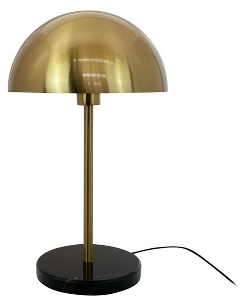 Stolní lampa Dyberg Larsen, Nancy, Zlatá / mosazná, Obývací pokoj, Mosaz, Skandinávský