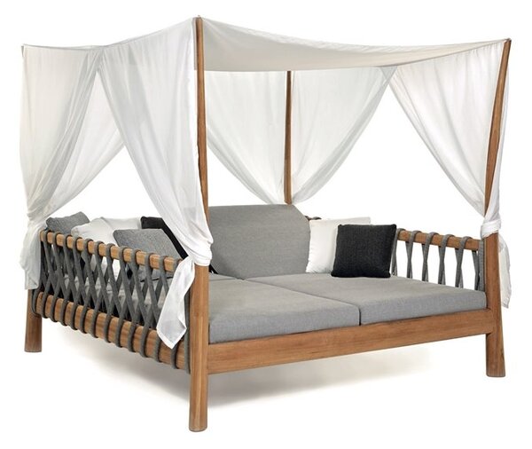 Royal Botania Rám venkovní postele Tuskany, Royal Botania, 240x240x200 cm, rám teakové dřevo, bez sedáků, polštářů nebo závěsů