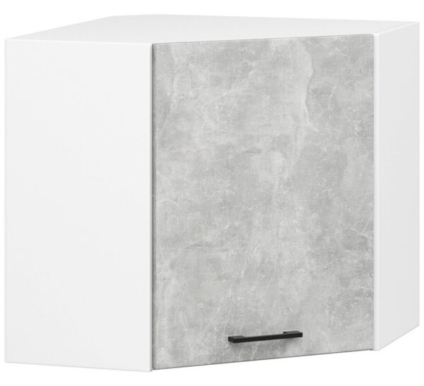 Kuchyňská skříňka OLIVIA W60/60N H580 - bílá/beton