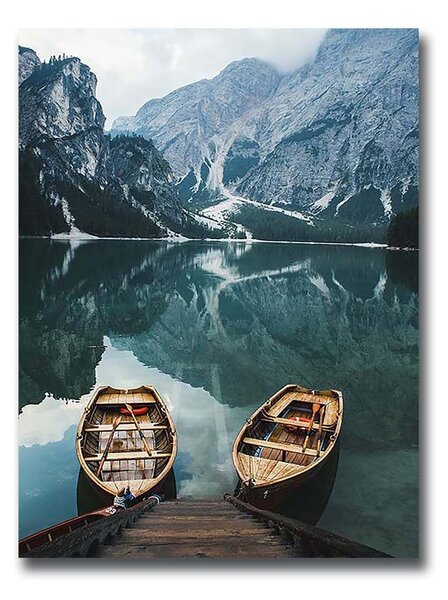 ASIR Obraz na MDF HORSKÉ JEZERO 30 Xx40 cm