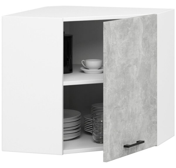 Kuchyňská skříňka OLIVIA W60/60N H580 - bílá/beton