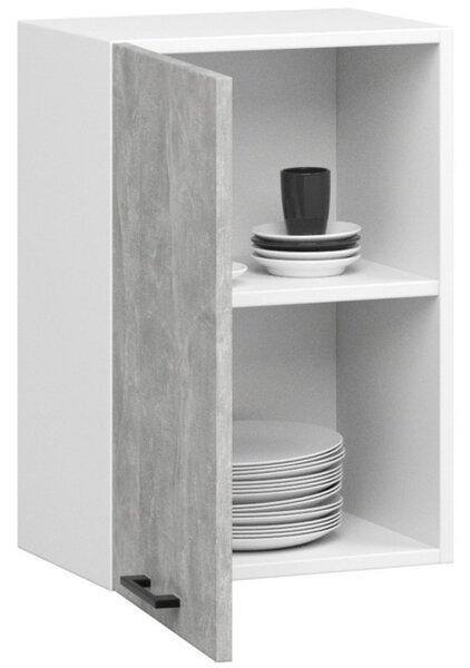 Kuchyňská skříňka OLIVIA W50 H580 - bílá/beton