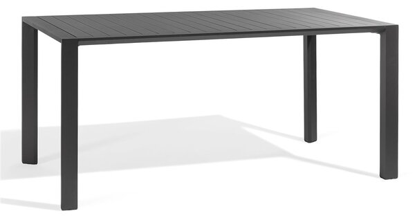 Diphano Hliníkový jídelní stůl Metris, Diphano, obdélníkový 160x80x75 cm, rám hliník barva bílá (white), deska hliník barva bílá (white)