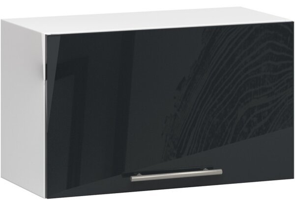Kuchyňská skříňka OLIVIA W60OK - bílá/grafit lesk