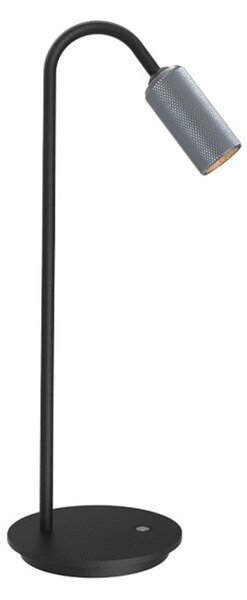 Decor T1 LED Stolní Lampa Dim. Černá/Matná Hliník
