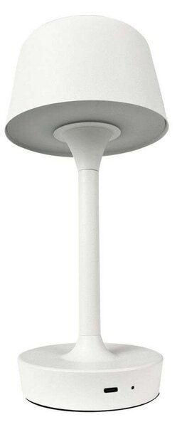 Stolní lampa Dyberg Larsen, FLOW, stmívatelné, Bílá, Obývací pokoj, Kov, Skandinávský
