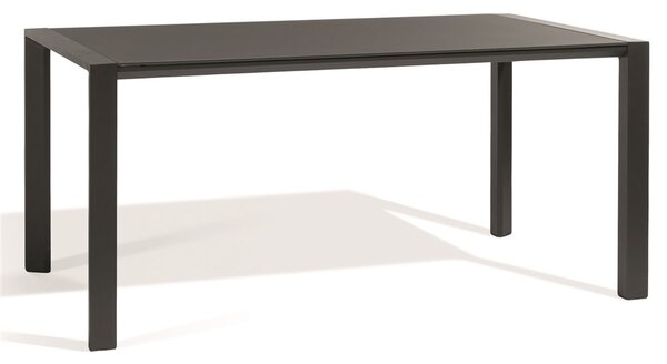 Diphano Hliníkový jídelní stůl Selecta, Diphano, obdélníkový 160x80x75 cm, rám hliník barva bílá (white), deska keramika barva bílá (white)