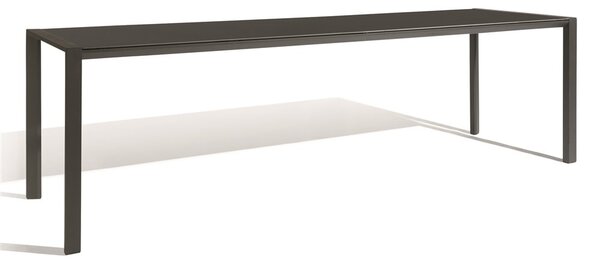 Diphano Hliníkový jídelní stůl Selecta, Diphano, obdélníkový 313x90x75 cm, rám hliník barva bílá (white), deska keramika barva bílá (white)