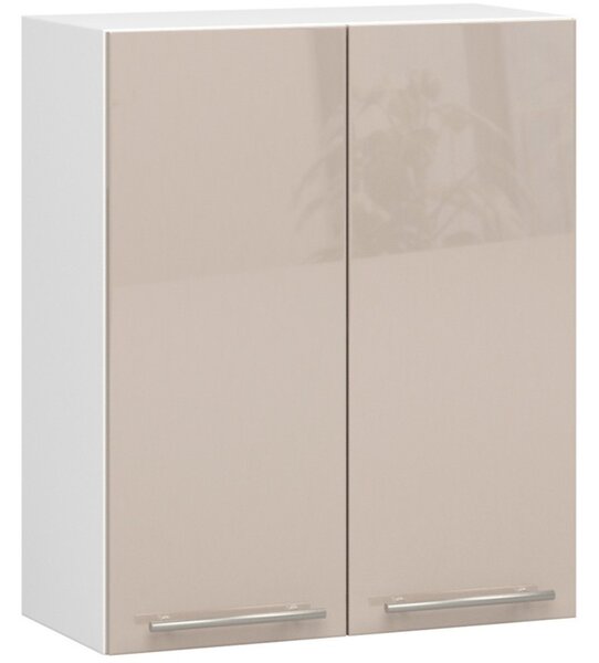 Kuchyňská skříňka OLIVIA W60 H720 - bílá/cappuccino lesk