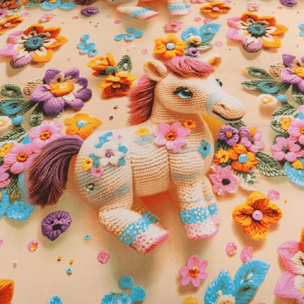Dětské povlečení z mikrovlákna PONYBLOOM barevné Rozměr povlečení: 70 x 80 cm | 140 x 200 cm