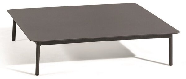Diphano Hliníkový konferenční stolek Coast, Diphano, čtvercový 86x86x20 cm, rám hliník barva šedočerná (lava), deska hliník barva šedočerná (lava)
