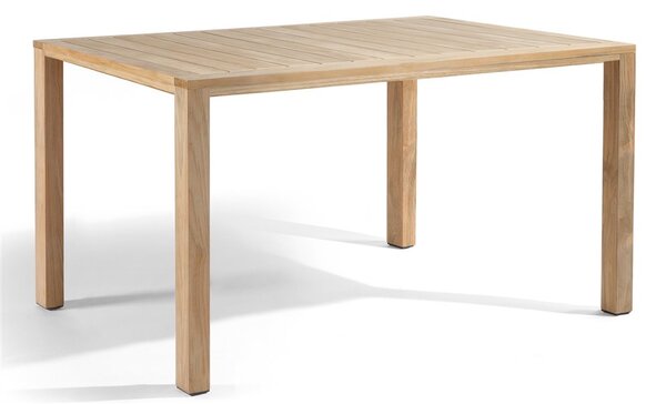 Diphano Teakový jídelní stůl Natural, Diphano, obdélníkový 130x75x76 cm, rám teak, deska teak